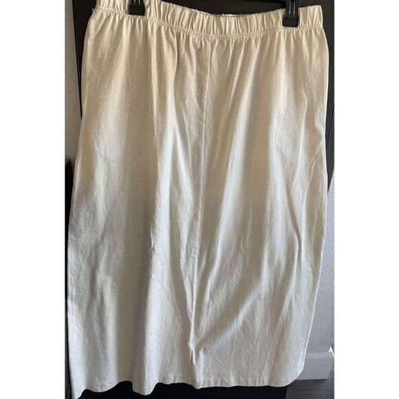 FEAR OF GOD ESSENTIALS  Midi Skirt in Natural Size XL - Picture 6 of 6